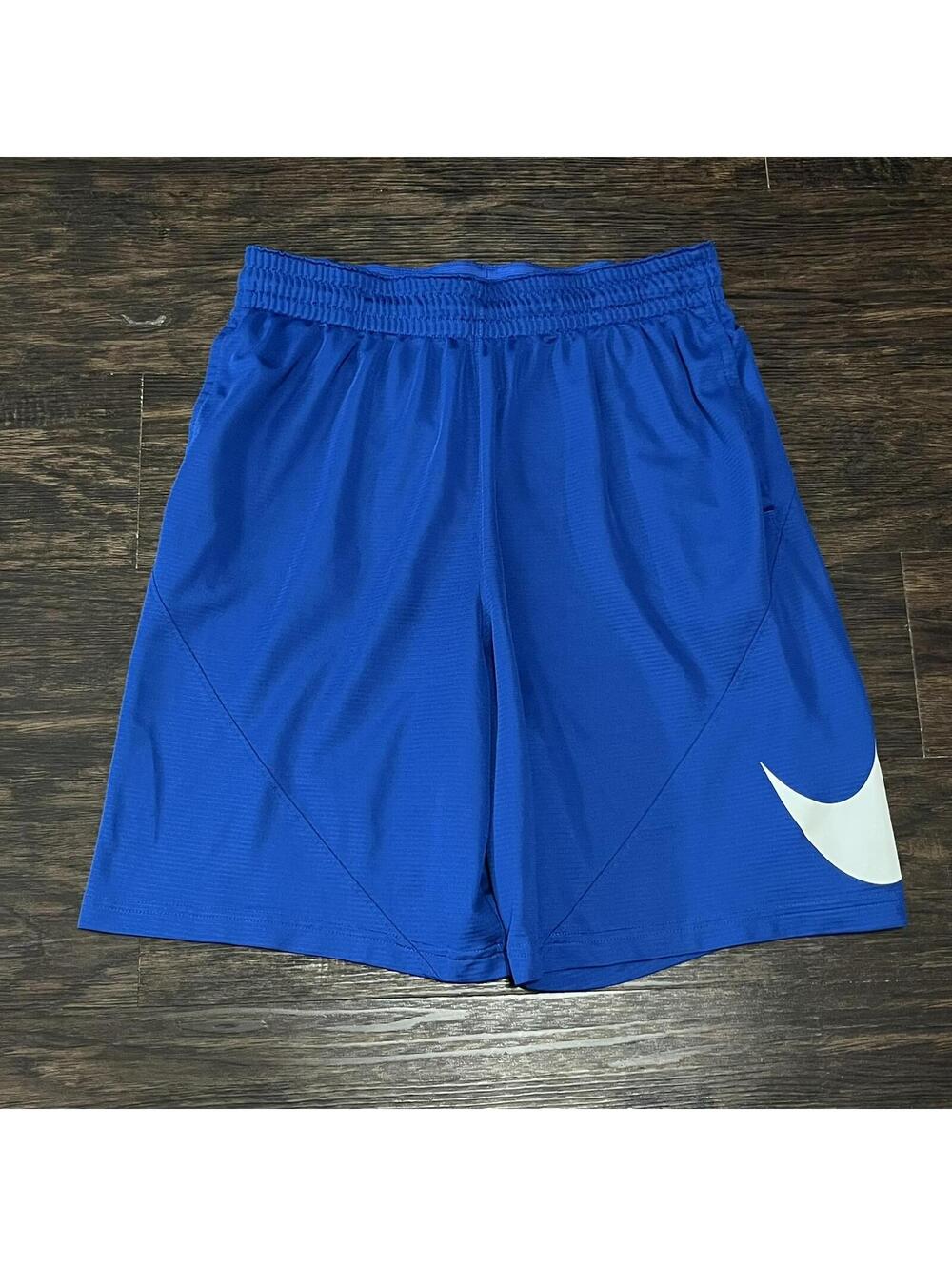 Nike Mens HBR Big Swoosh Blue Shorts Size XL
